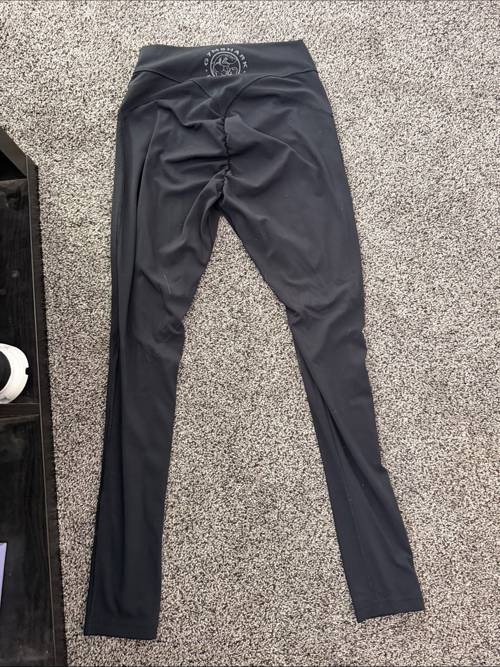 Gymshark Black High-Waist Scrunch Back Leggings
